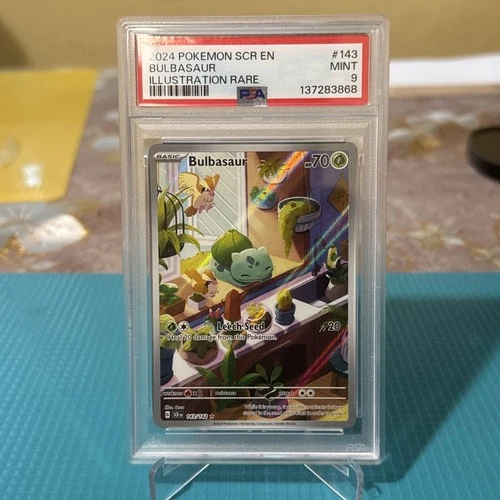 Bulbasaur Pokemon Scr En-Stellar Crown 143 PSA 9