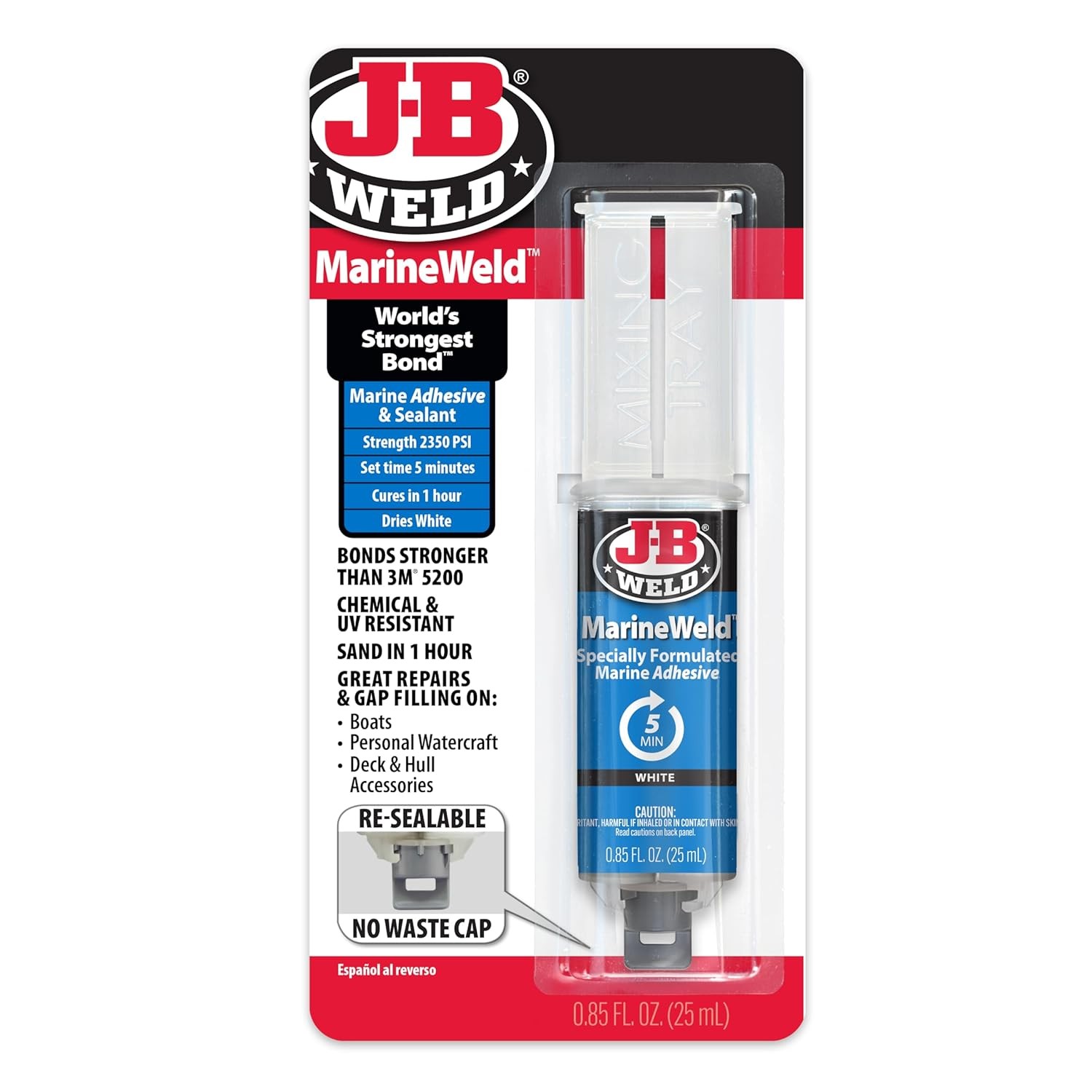 J-B Weld 50172 25 ml MarineWeld Syringe