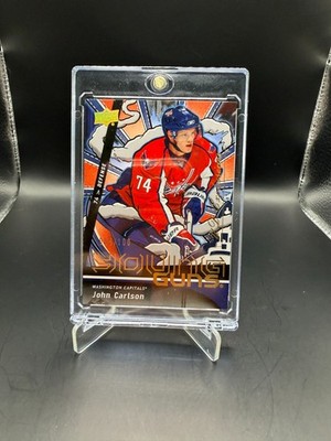 2024-25 UPPER DECK SERIES 1 JOHN CARLSON YOUNG GUNS RENEWED /100 EXCLUSIVES SSP