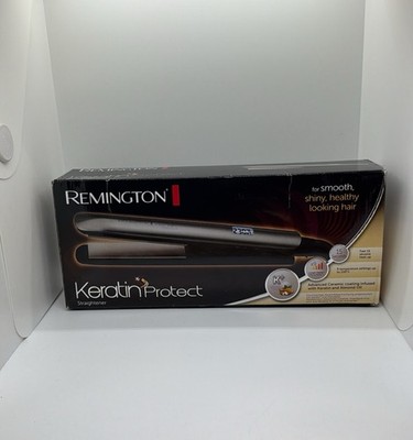 Remington Glätteisen Keratin (hochwertige Keratin-Keramikbeschichtung mit Mandel