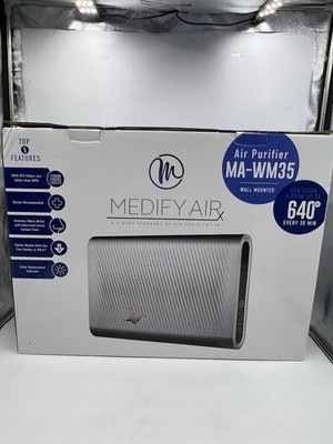 Medify Air MA-35 Air Purifier, H13 HEPA, Silver Filter INCLUDED