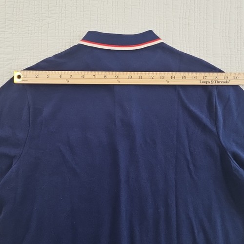 Polo Ralph Lauren 100% Cotton Mesh Shirt Men's Large Classic Navy Blue NWT NEW - Picture 11 of 14