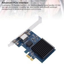 *10G PCIe Network Card RJ45 Port RTL8127 PCI Express Gen 4 X1 To 10 Gigabit Ethe