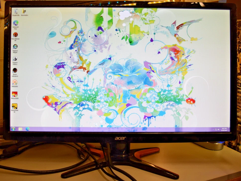 Acer GN246HL 24 inch LED 1920x1080 144Hz 1ms Gaming Monitor W/3d Vision Bundle - Image 2 of 4