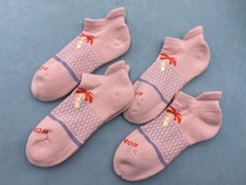 4 Pairs Bombas All-Purpose Performance Everyday Ankle Socks Women Size M Pink