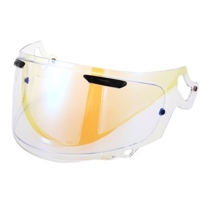 3Snap Motorcycle Helmet Visor for RX-7X Clear Resin Helmet Blue-1pc