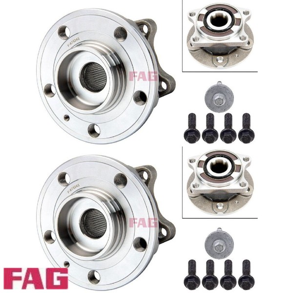 2X Radlagersatz FAG 713618630 2 Radlager Satz Links Rechts Hinterachse-image