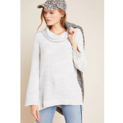 Anthropologie Maeve Risa Hacci Tunic Sweater