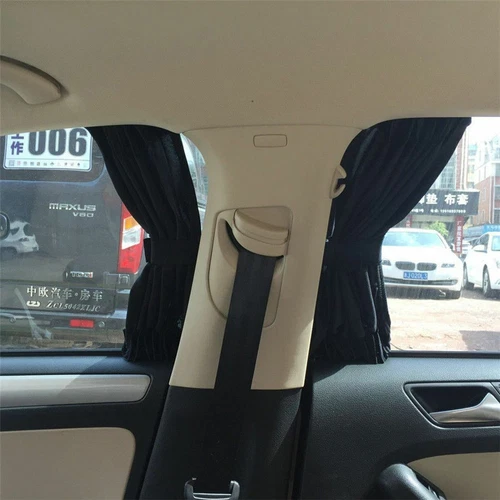 2pcs Car UV Sun Shade Curtains Sides Window Visor Mesh Cover Shield Protection - Picture 6 of 12