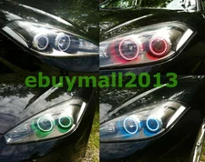 BT App RGB Halo Ring Corona For Tiburon Devil Demon Evil Angel Eye Flash DRL DIY