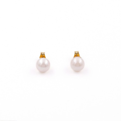 Pendientes Perlas Blancas Japonesas Akoya de Agua Salada y Oro Amarillo 18K - Imagen 27 de 38