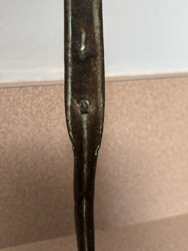 Vtg Mini Bronze replica Ombra della Sera Sculpture Narrow 8” Tall MidCentury MCM - Picture 3 of 16