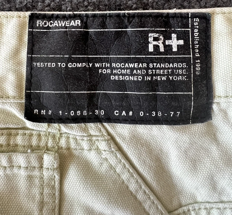 Jeans Rocawear De Colección R+ Calce Clásico Verde Lima 43x35 Hip Hop Y2K Foto 3 de 4