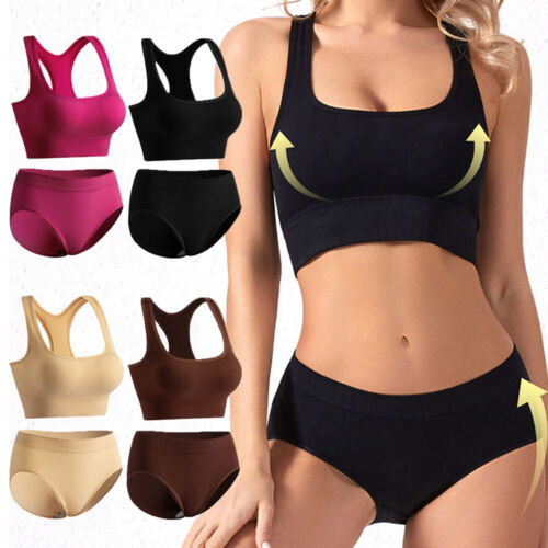 Women Underwear Bra And Panties Lingerie Thong Push Up Bralette Sport Bra Set