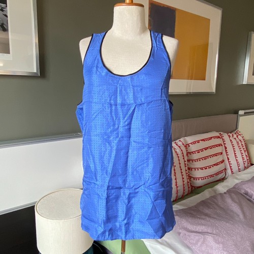 * Rag & Bone Celeste 100% Silk Tank Top Circle Print Soft Fabric LARGE - Picture 8 of 9