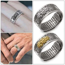 Anillo Pixiu FengShui Amuleto De Salud Y Suerte Ajustable Hombres Mujeres Shui