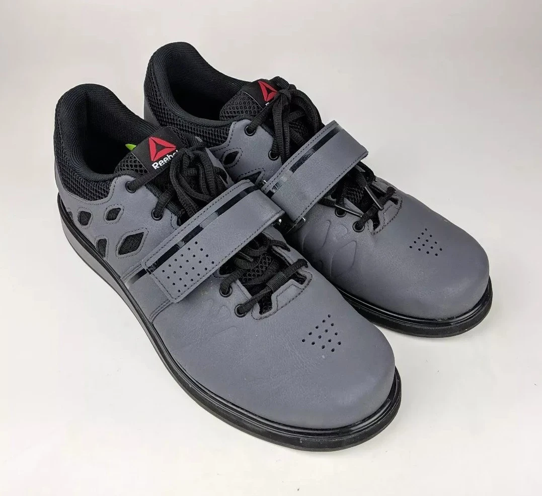 Chaussures d halt rophilie Reebok Lifter Pr Cross Trainer gris cendres noir pour