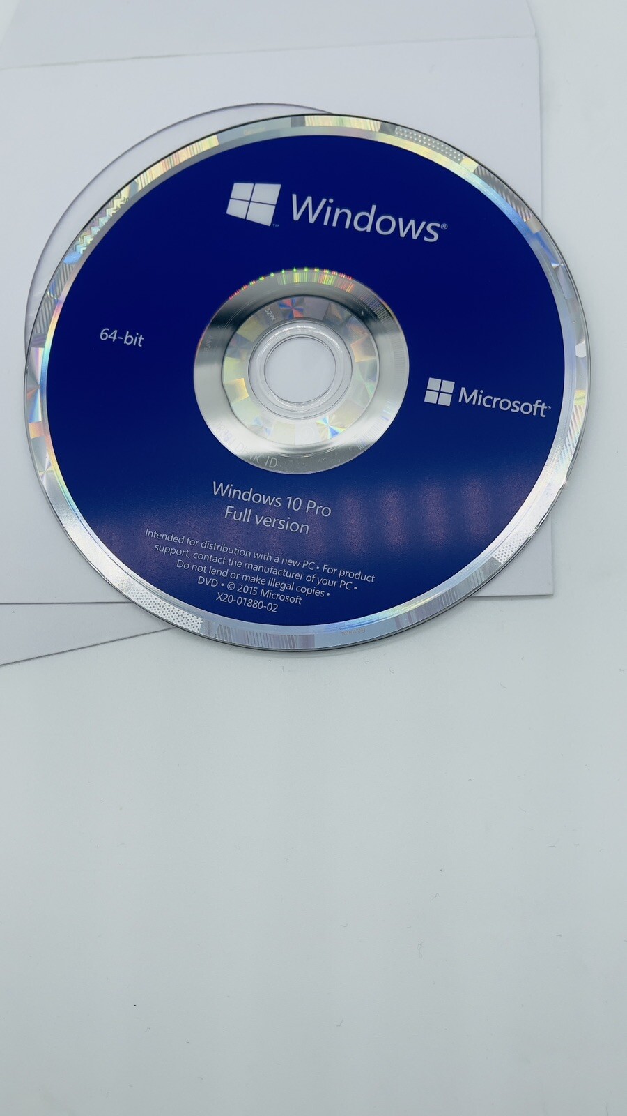 New Windows 10 PRO 64 bit CD with New license key & FREE Windows 11 Pro ...