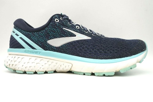 Brooks Ghost 11 Navy Blue Teal Mesh 