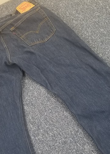 Levi's 517 Jeans Uomo 38x32 Blu Y2K Baggy Largo Vestibilità Dritta Rosso Tab Comfort - Foto 2 di 14