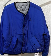 Jordan’s Blue/grey Reversible Bomber Jacket - Cobalt Blue Brand New With Tags