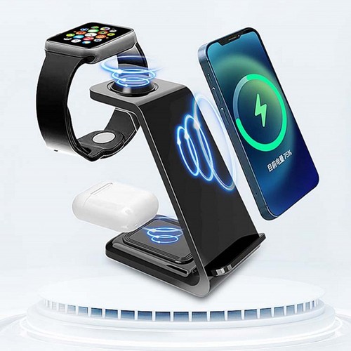 30W Fast Wireless Charger Stand Dock Pad For iPhone 15 13 Pro 14 12 Samsung S24+ - Picture 2 of 23