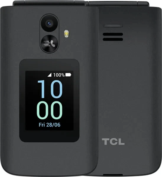 Teléfono abatible TCL FLIP3 - 16 GB - Verizon - Gris piedra (Verizon) Foto 2 de 2