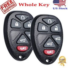 2 for 2007-2014 Chevy Suburban Tahoe Traverse GMC Yukon Remote Key Fob 6button