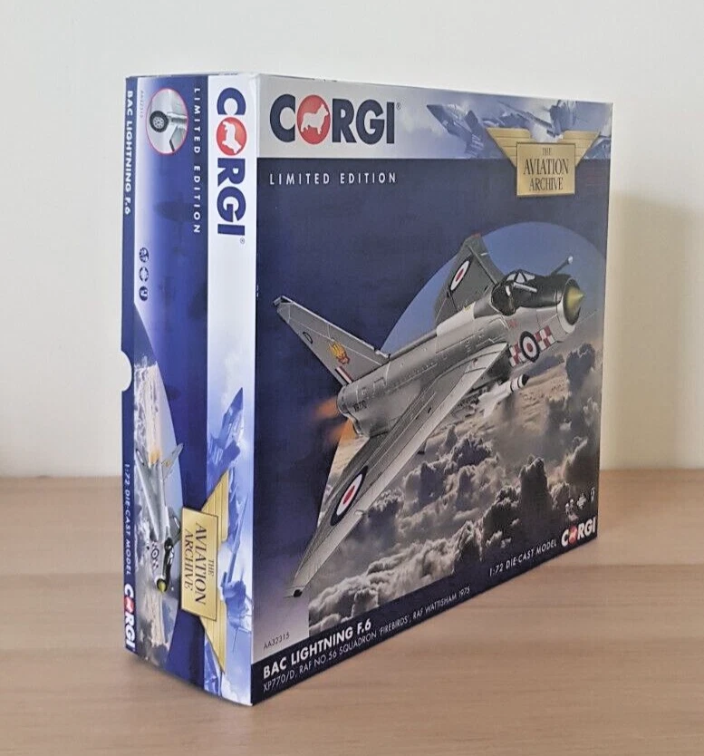 Corgi 1/72 AA32315 English Electric Lightning F.Mk 6 RAF No.56 Sqn Firebirds - Image 3 of 4