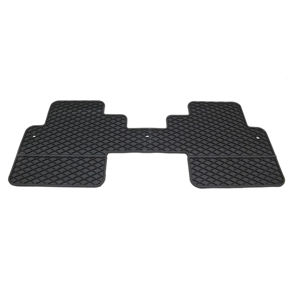 Juego de alfombrillas delanteras y traseras/segunda fila para todo tipo de clima negras 07-17 GMC Acadia OEM NUEVO Foto 3 de 4