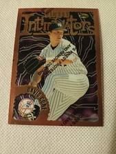 1996 DAVID CONE TOPPS FINEST INTIMIDATORS BASEBALL CARD #120 NY YANKEES METS