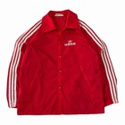 Vintage 90s ADIDAS Trefoil Track Suit Coach Jacket Mens Small Red Made In Japan