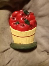 Cast Iron Doorstop Vintage Basket of Apples Cast Iron Doorstay 8