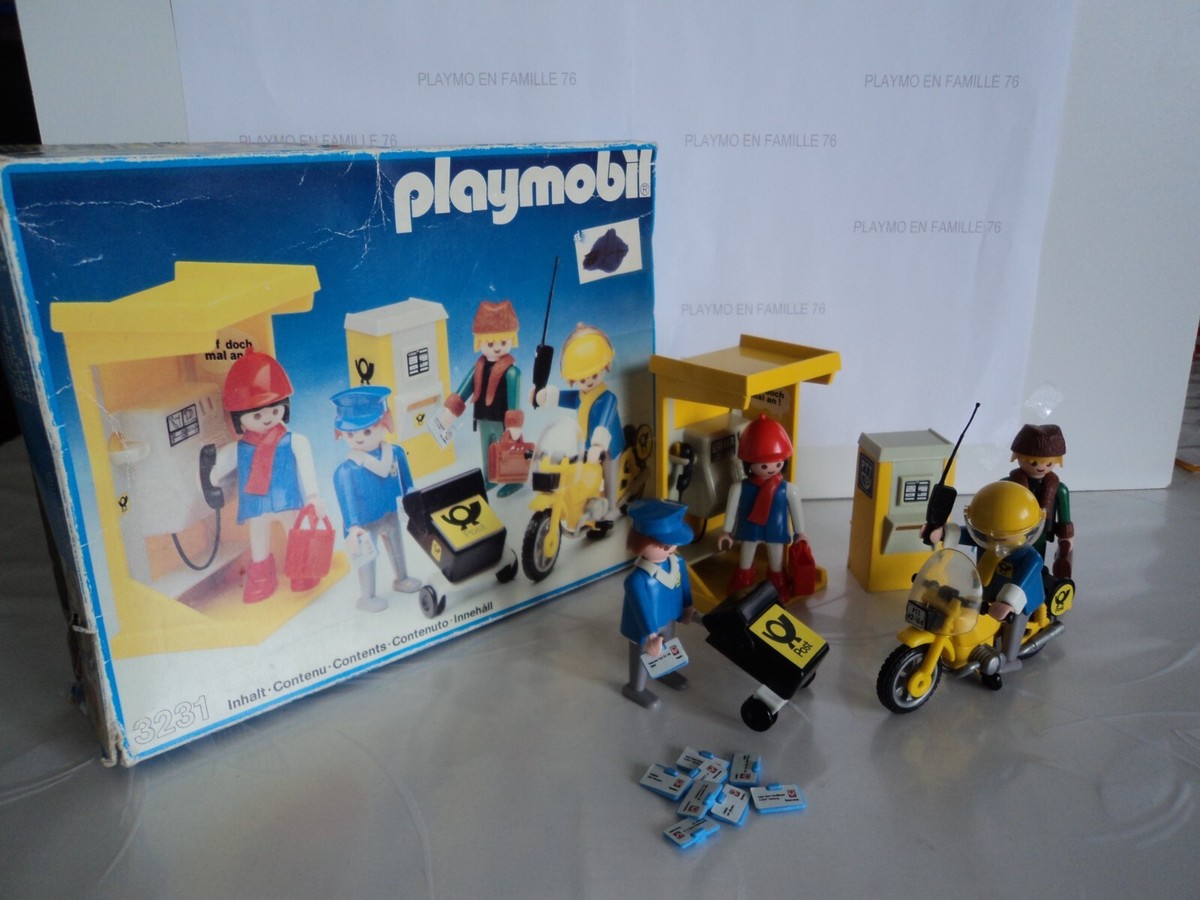 Accessoires Playmobil Vintage City Life - École/tableau, Du Set 3522 De 1984, Occasion