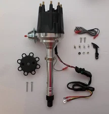 CHEVY Pro Series BLACK Small Cap HEI Distributor 305-327-350-396-454 SBC BBC