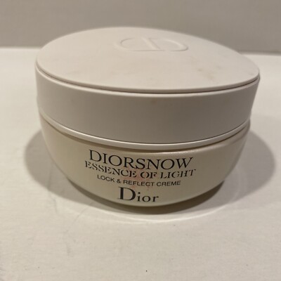 CHRISTIAN DIOR ~ DIORSNOW ESSENCE OF LIGHT LOCK & REFLECT CREME ~ 1.7 OZ