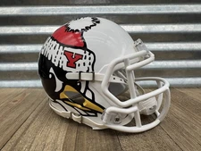 2025 Youngstown State Peguins vs Northern Iowa Riddell Speed Mini Helmet