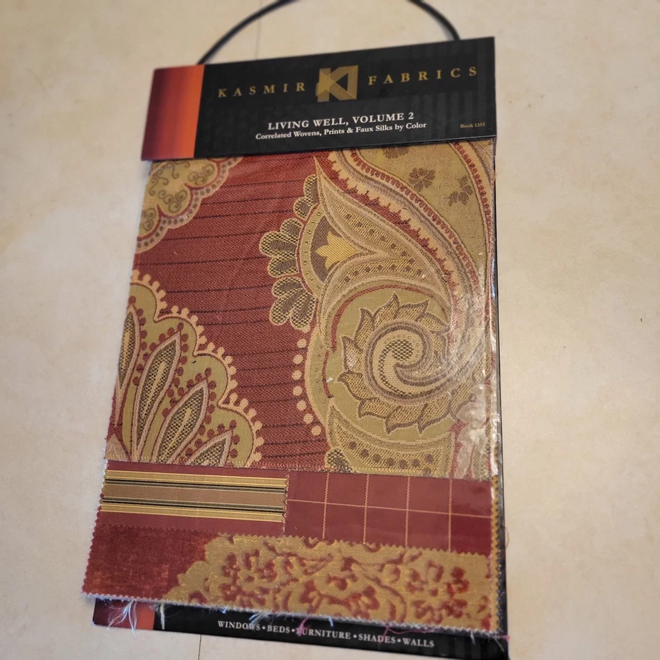 Fabric Sample Book Kasmir Fabric Prints Woven Solid Color Kasmir Fabric Quilting - Image 2 of 4