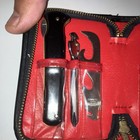 Vintage Pocket Knife Handle Multi-Tool 6pc Japan Pouch/Case Calspan Corp. — photo 2