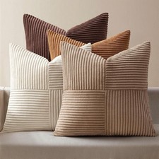 Throw Pillow Covers Set 4 PCS Decorative Soft Cushion Case for Sofa Couch Bed