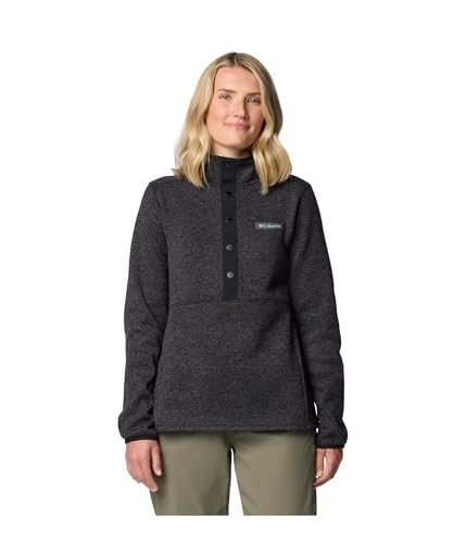 ЖЕНСКИЙ СВИТЕР COLUMBIA WEATHER HALF SNAP - РАЗМЕР ЖЕНСКИЙ M - ЧЕРНЫЙ ВЕРЕСК 10990₽