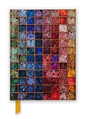 Royal School of Needlework: Wall of Wool (Foiled  by Flame Tree Studio NOTEBOOK