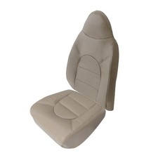 NLQR Tan Front Driver Side Bottom Top Lean Back Replacement Seat Covers Com...