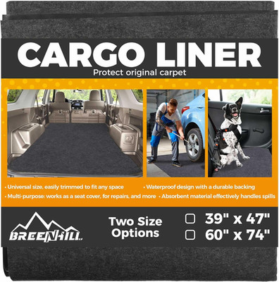 Cargo Liner Mat (60'' X 74''), Dog Seat Cover, Trunk Liner, Absorbent, Waterproof,