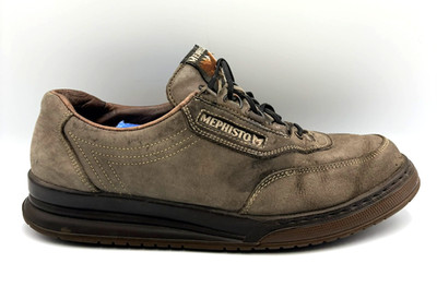 MEPHISTO Match Runoff Air Jet Walking Shoes Gray Suede Women's 10 US/EUR 7.5