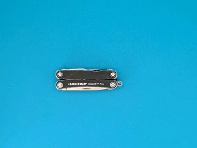 Leatherman SQUIRT PS4 Multi-Tool! BLACK! *broken scissors spring*