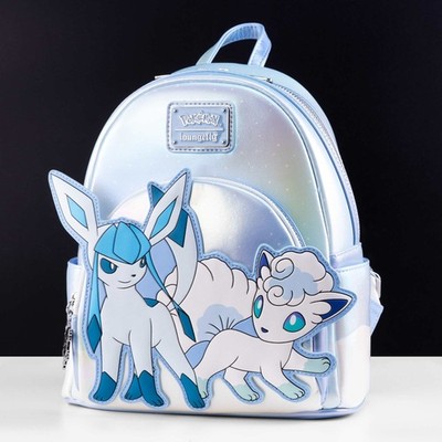 Loungefly Pokémon Ice Type Winter Mini Rucksack Glaceon & Alolan Vulpix