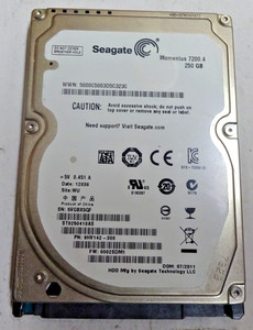 SEAGATE *ST925040AS* 250 GB * SATA HDD Notebook 2,5 Zoll #NFP1624