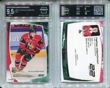 2011-12 HALIFAX MOOSEHEADS NATHAN MACKINNON 1ST CARD #14 ARENA CLUB MINT+ 9.5