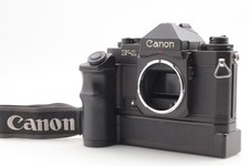  NEAR MINT w/ Winder FN Canon NEW F-1 Eye Level 35mm SLR Film Camera From JAPAN